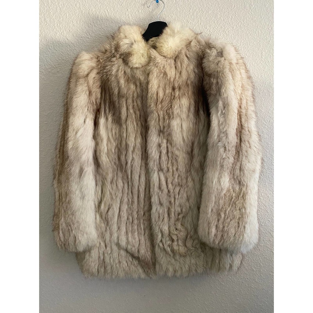 1970s Vintage Rabbit Fur Coat